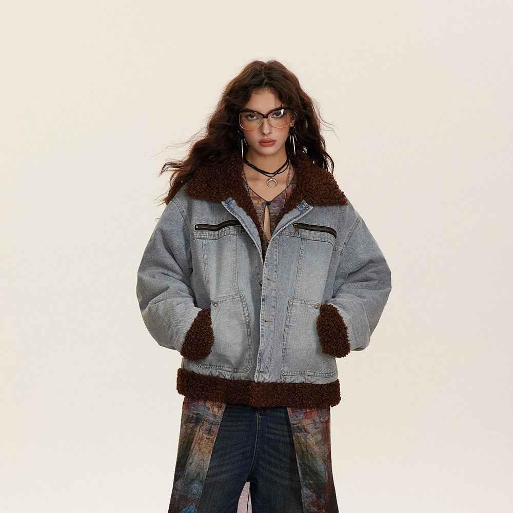 Thick denim jacket For Women | MuddyStock Originals