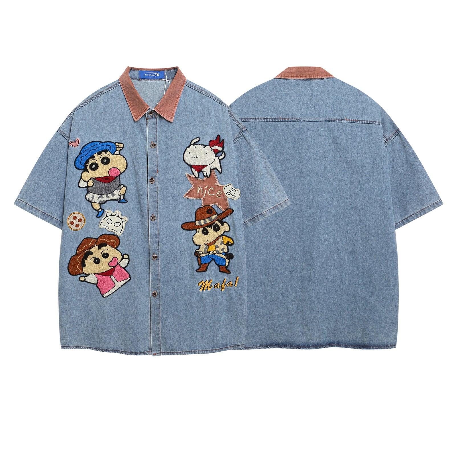 Fun Cartoon Short Sleeve Shirt For Women | MuddyStock Originals