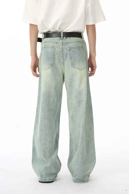 Wide Leg Jeans with Pockets For Men | MuddyStock Originals
