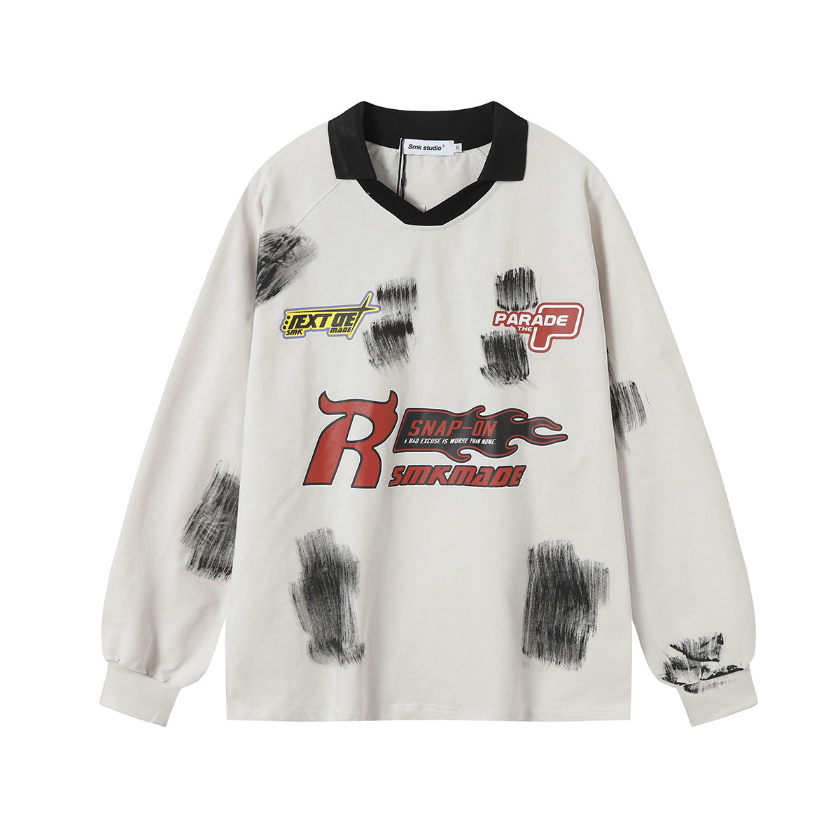Brush Graffiti Sports Long Sleeve T-shirt For Men | MuddyStock Originals eprolo