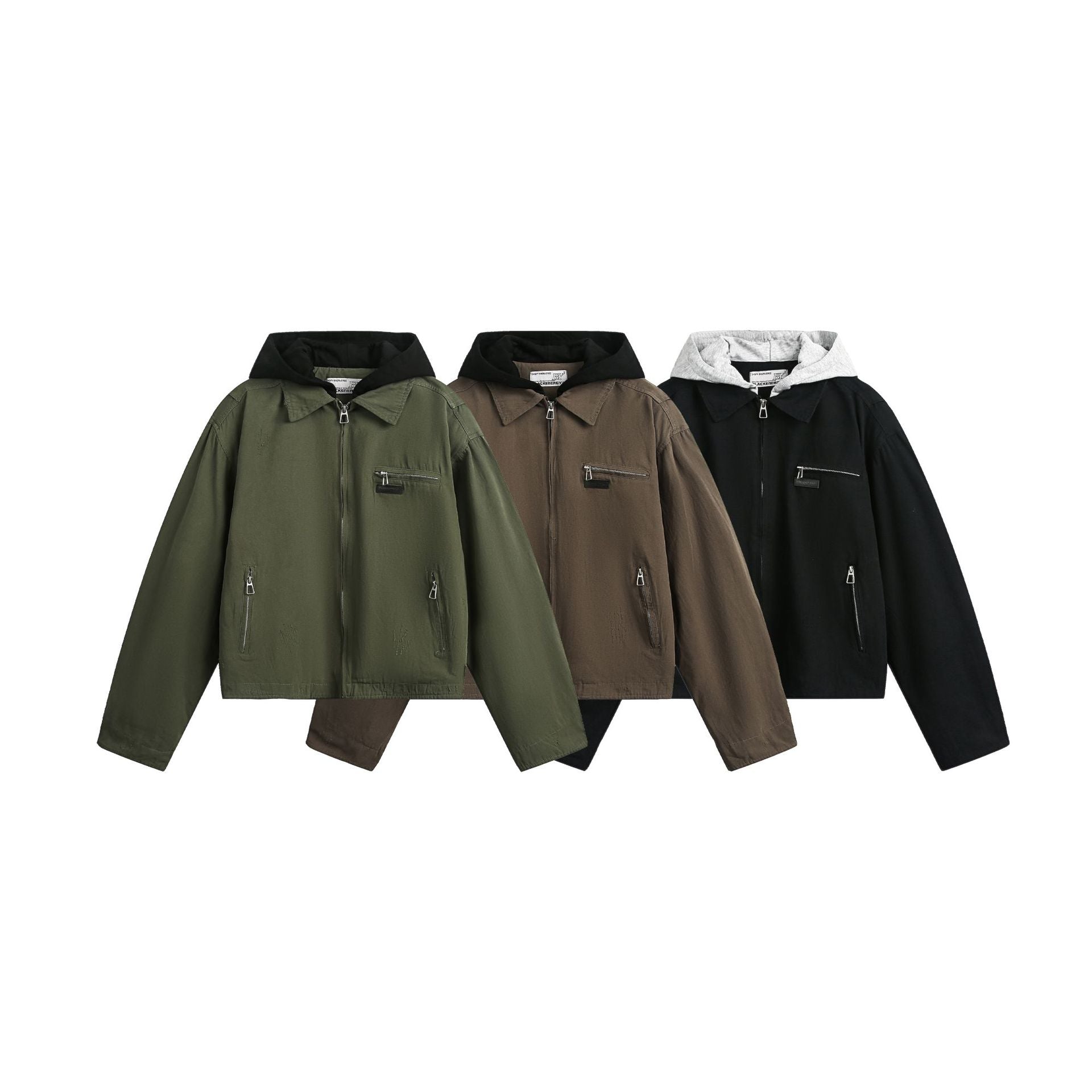 Vintage hooded jacket short jacket for men and women eprolo