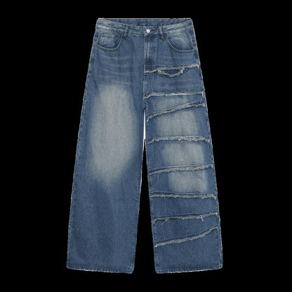 Retro style patchwork jeans for men | MuddyStock Originals MuddyStock