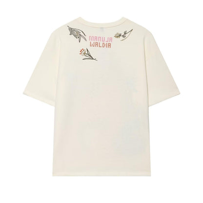 Loose casual versatile printed T-shirt for women | MuddyStock Originals