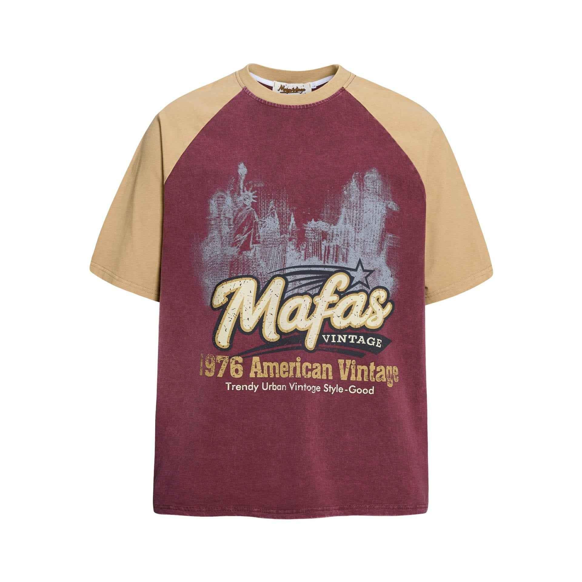 City silhouette vintage short sleeves for men | MuddyStock Originals