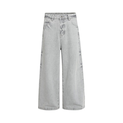 Wash and make old denim pants Gray