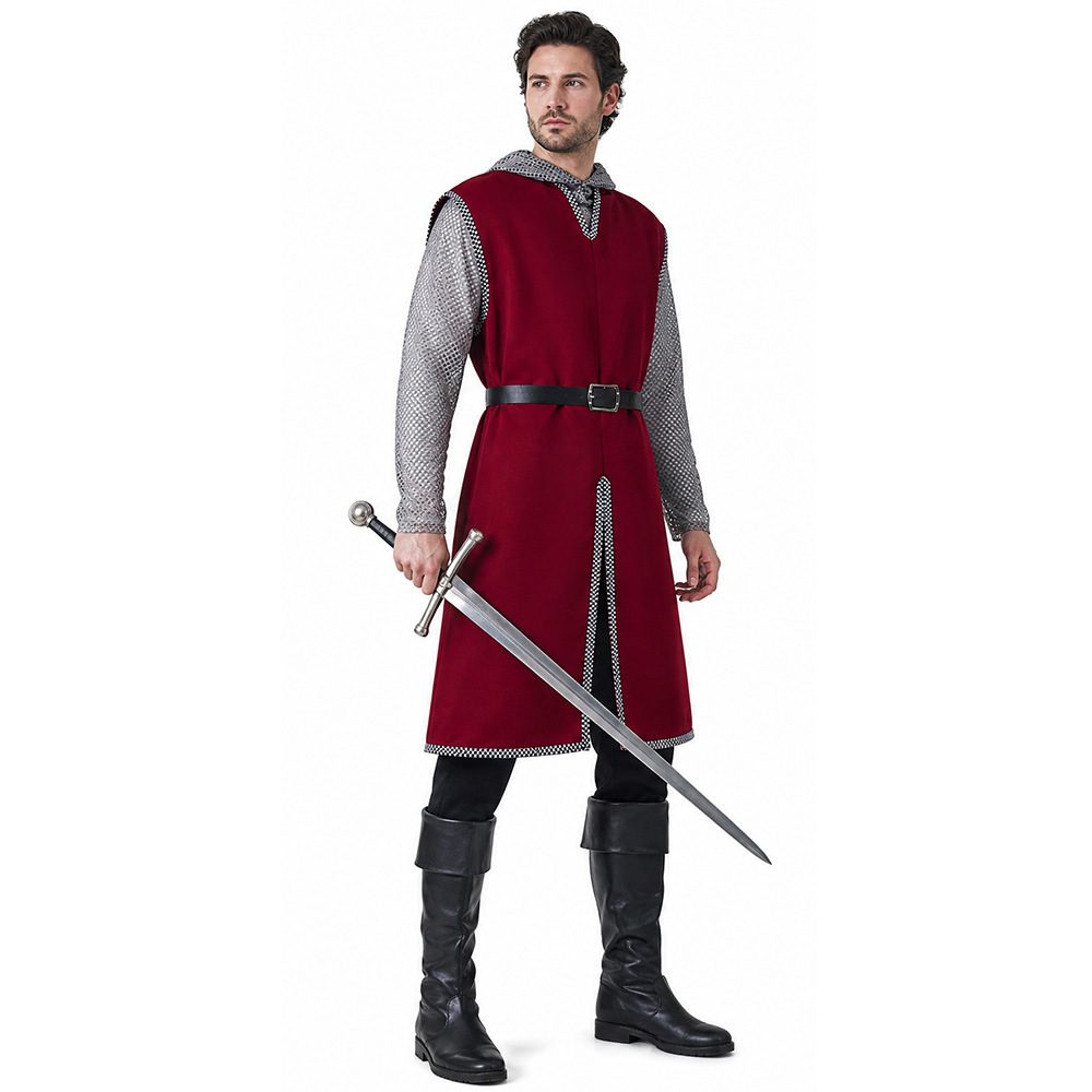 New Medieval Knight Cosplay Costume for Halloween