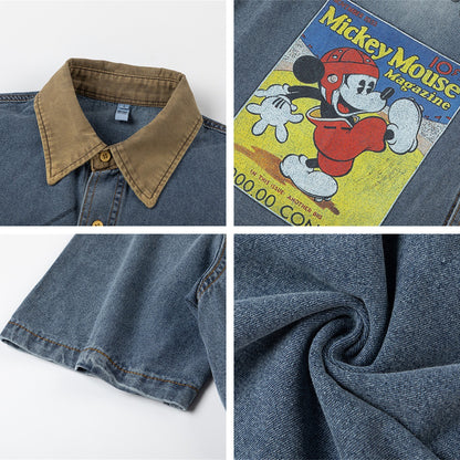 Fun Cartoon Print Short Sleeve Shirt | MuddyStock Originals eprolo