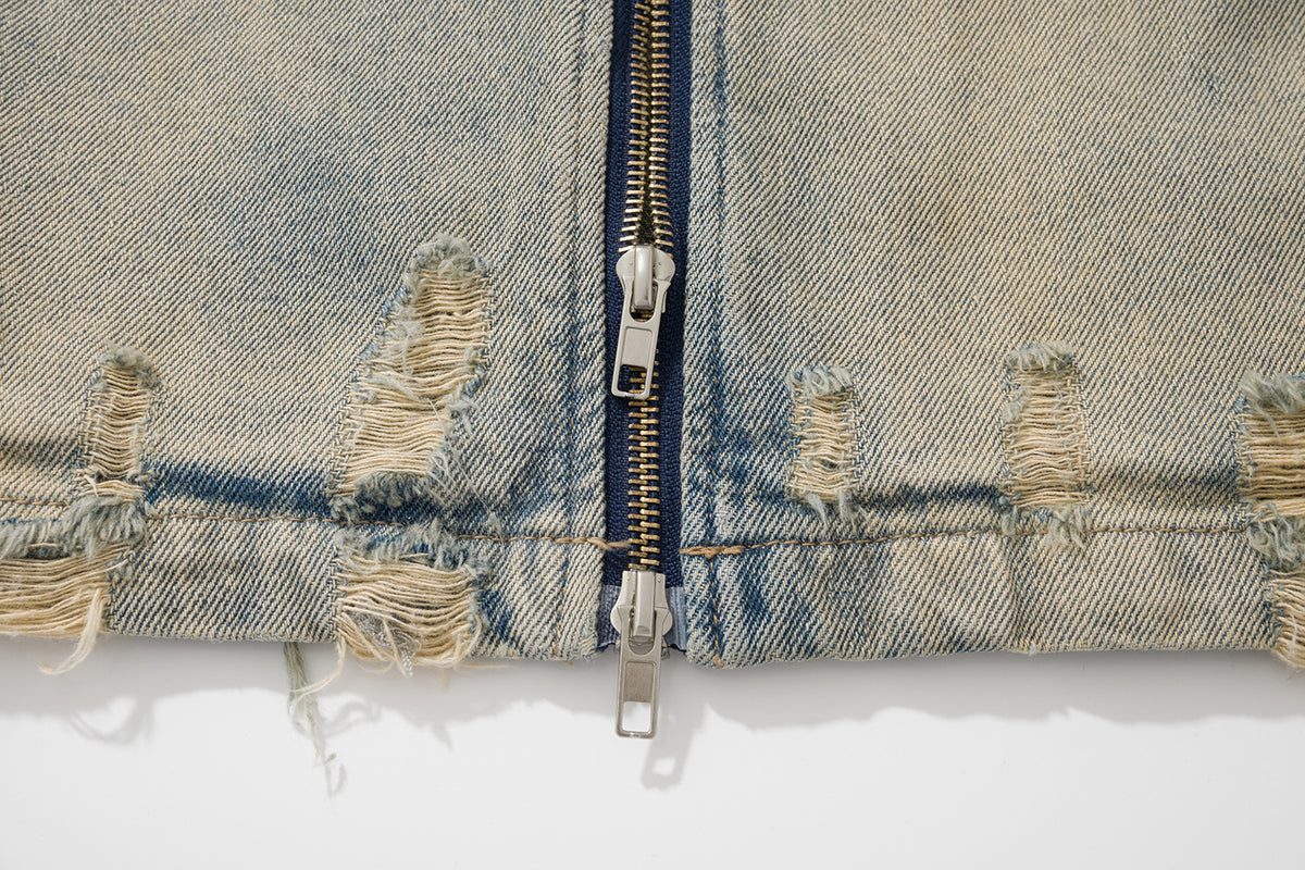 Old Washing Water Denim Jacket Coat All Products