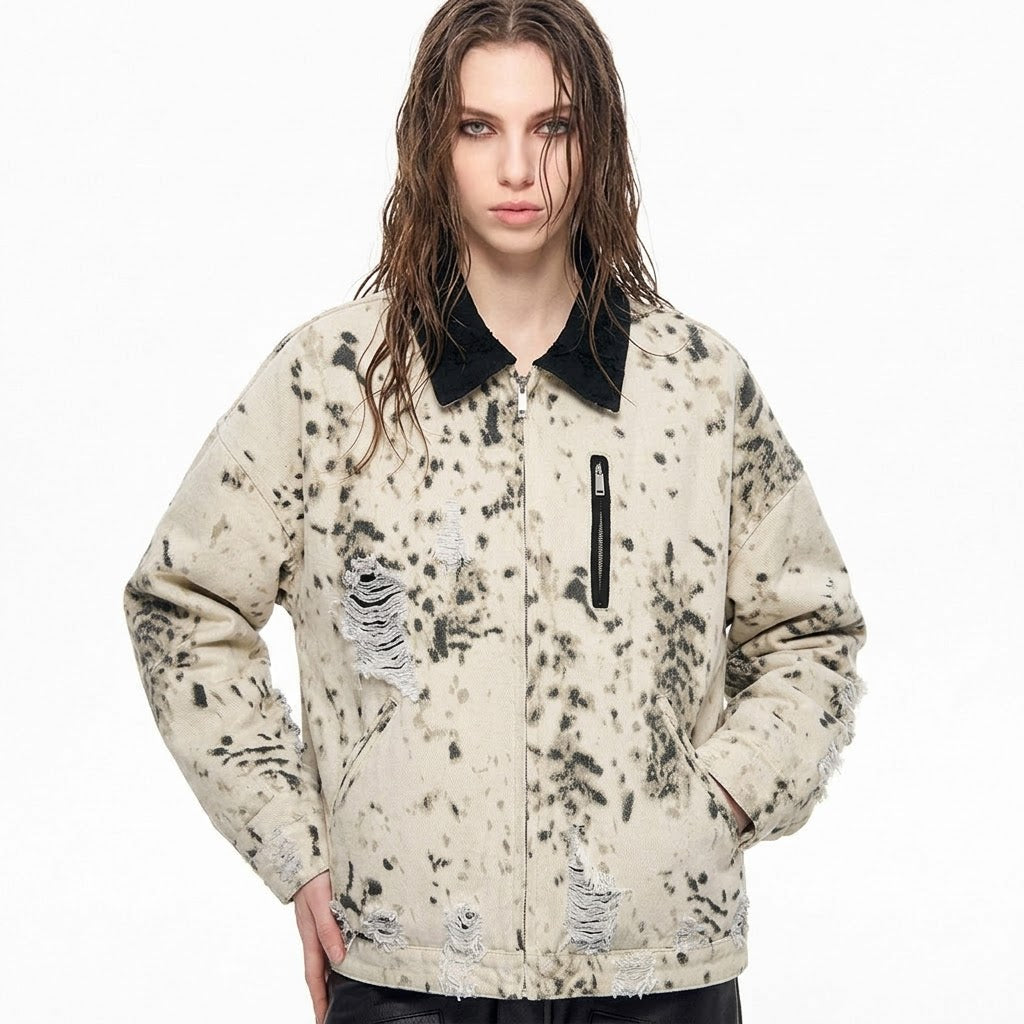 American Retro Clean Fit Heavy Industry Jacket For Women