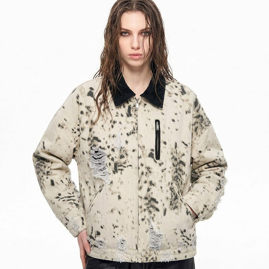 American Retro Clean Fit Heavy Industry Jacket For Women