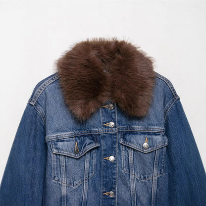 Women's Casual Loose Stylish Design Long Sleeve Denim Jacket All Products