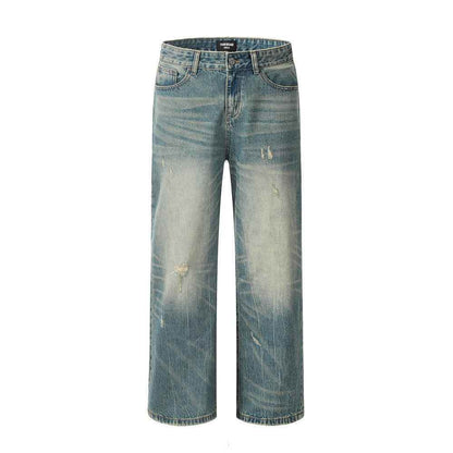 Retro Distressed Jeans For Men MuddyStock