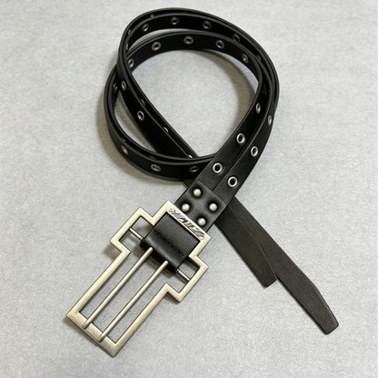 Fashionable Double-Prong Buckle Punk Style