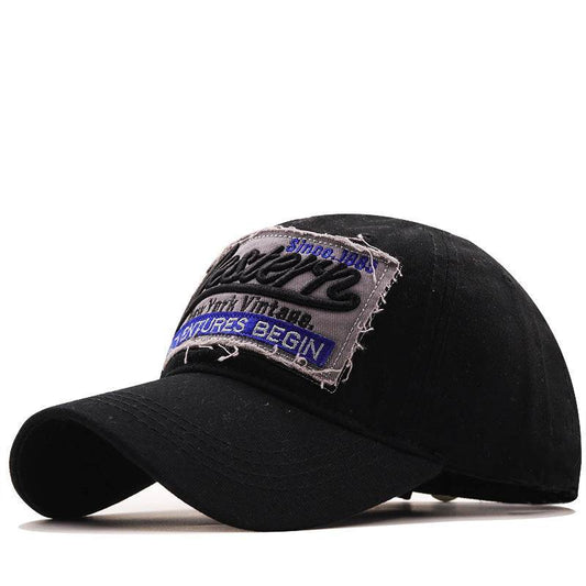 Big Alphabet Embroidery Baseball Washed Old Hat MuddyStock