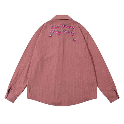 Letter Butterfly Loose Cool Shirt For Women