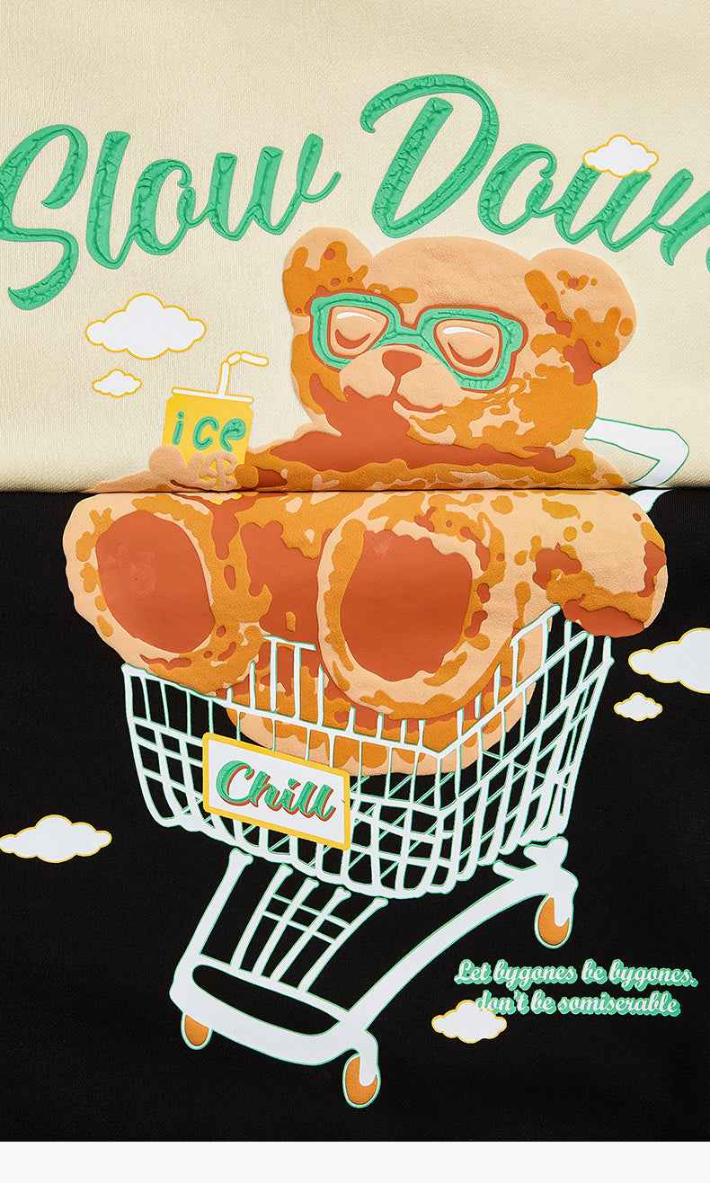 Polar Fleece Suede Foam Bear Round Neck Sweater For Men MuddyStock