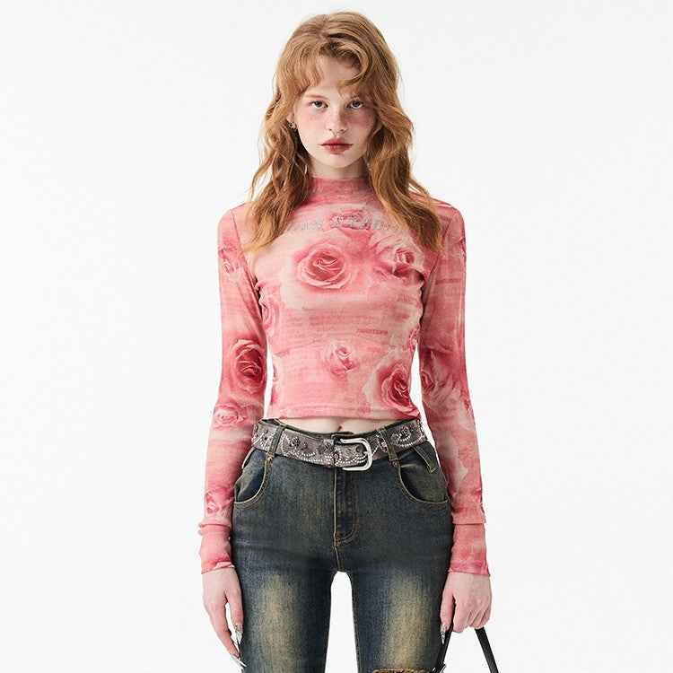 Mesh Bottomed Top For Women MuddyStock