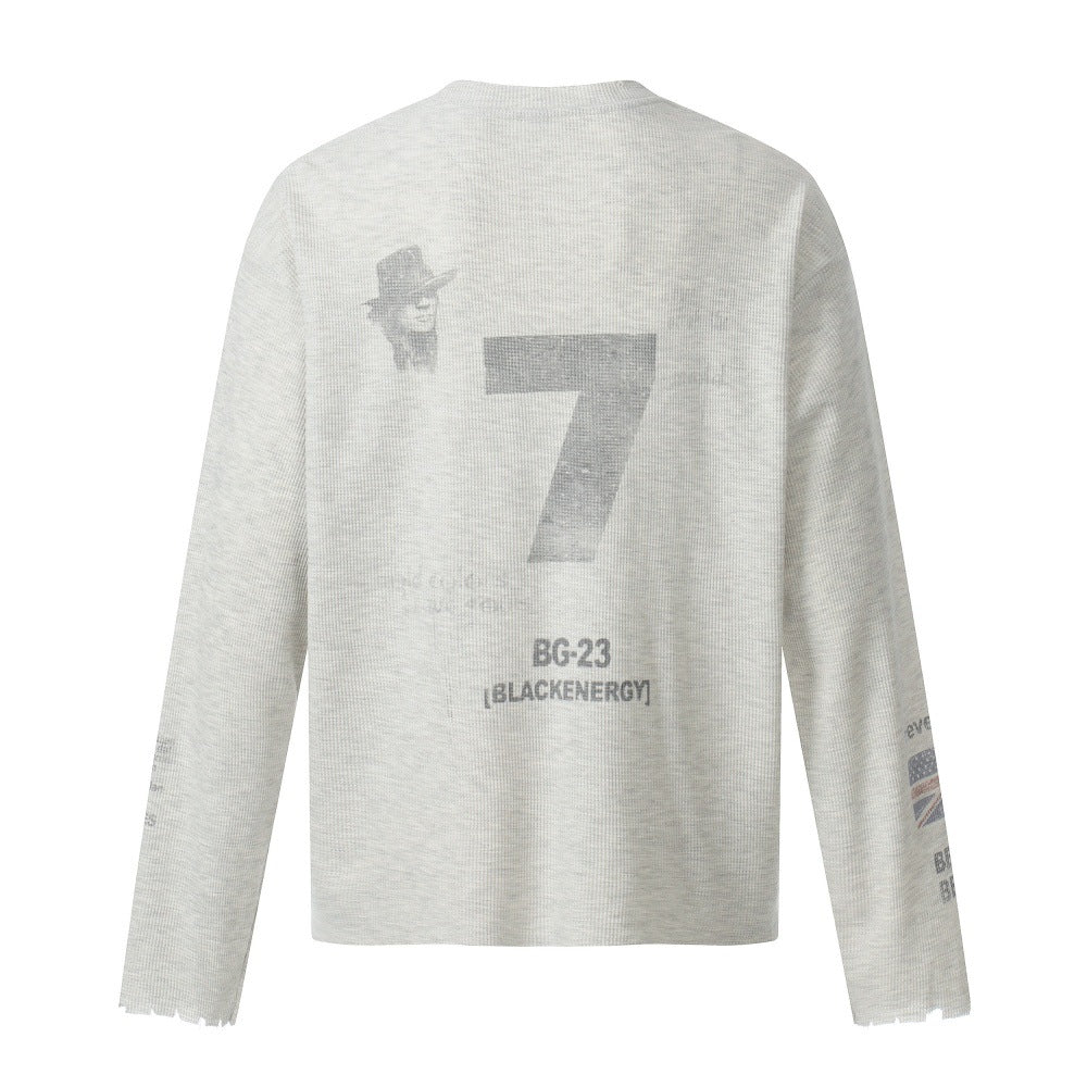 Printed long sleeved T-shirt For Men | MuddyStock Originals eprolo