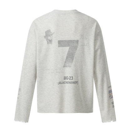 Printed long sleeved T-shirt For Men | MuddyStock Originals eprolo