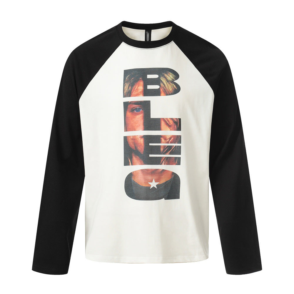 Character print shoulder length long sleeved t-shirt for men | MuddyStock Originals White eprolo
