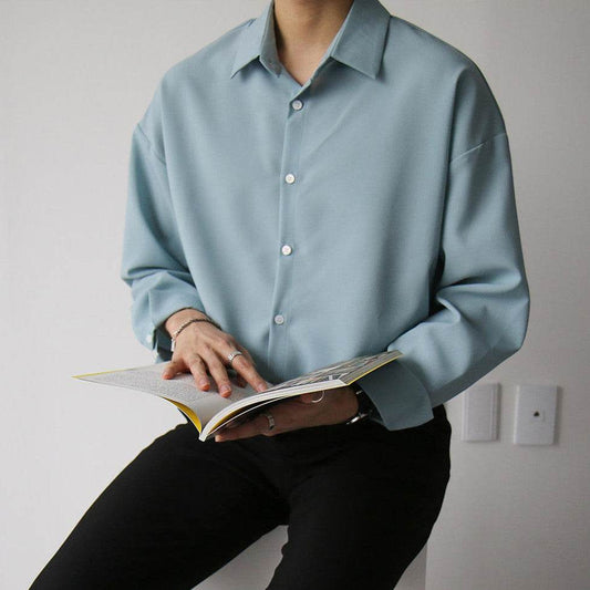 Men's Fashionable And Versatile Loose Casual Shirt MuddyStock