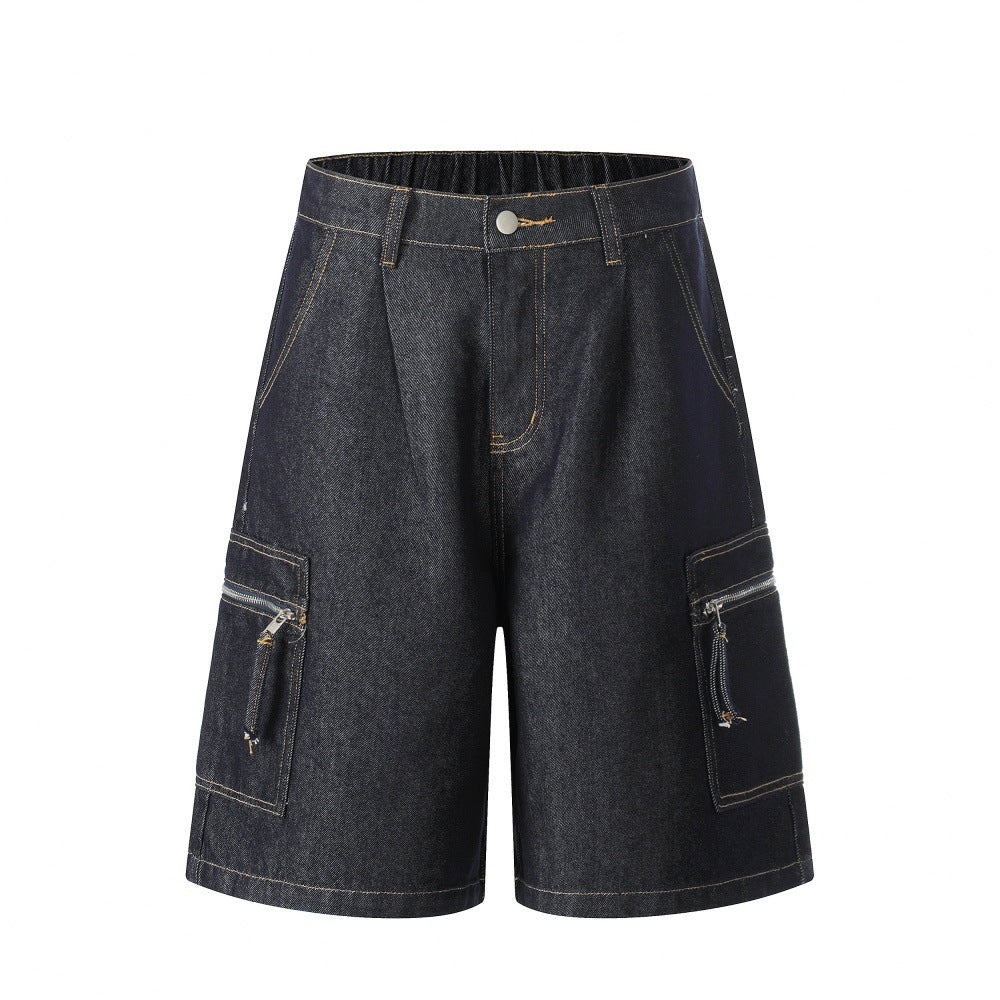 Original color denim workwear shorts