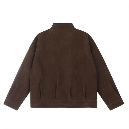 Fashion Loose Lapel Motorcycle Jacket Men MuddyStock