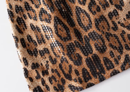 Leopard Print A- Line Skirt For Women All Products