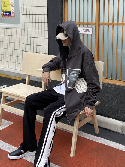 Hooded Zipper Cardigan Sweater For Women MuddyStock