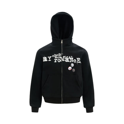 Zipper Hoodie For Men And Women | MuddyStock Originals Black MuddyStock