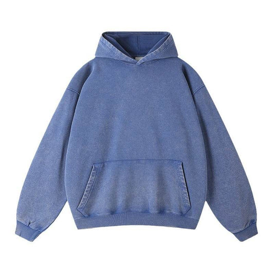 Vintage distressed washed pullover hoodie loose fitting unisex | MuddyStock Originals MuddyStock