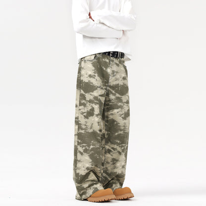 All-matching Baggy Straight Trousers For Men MuddyStock All Products