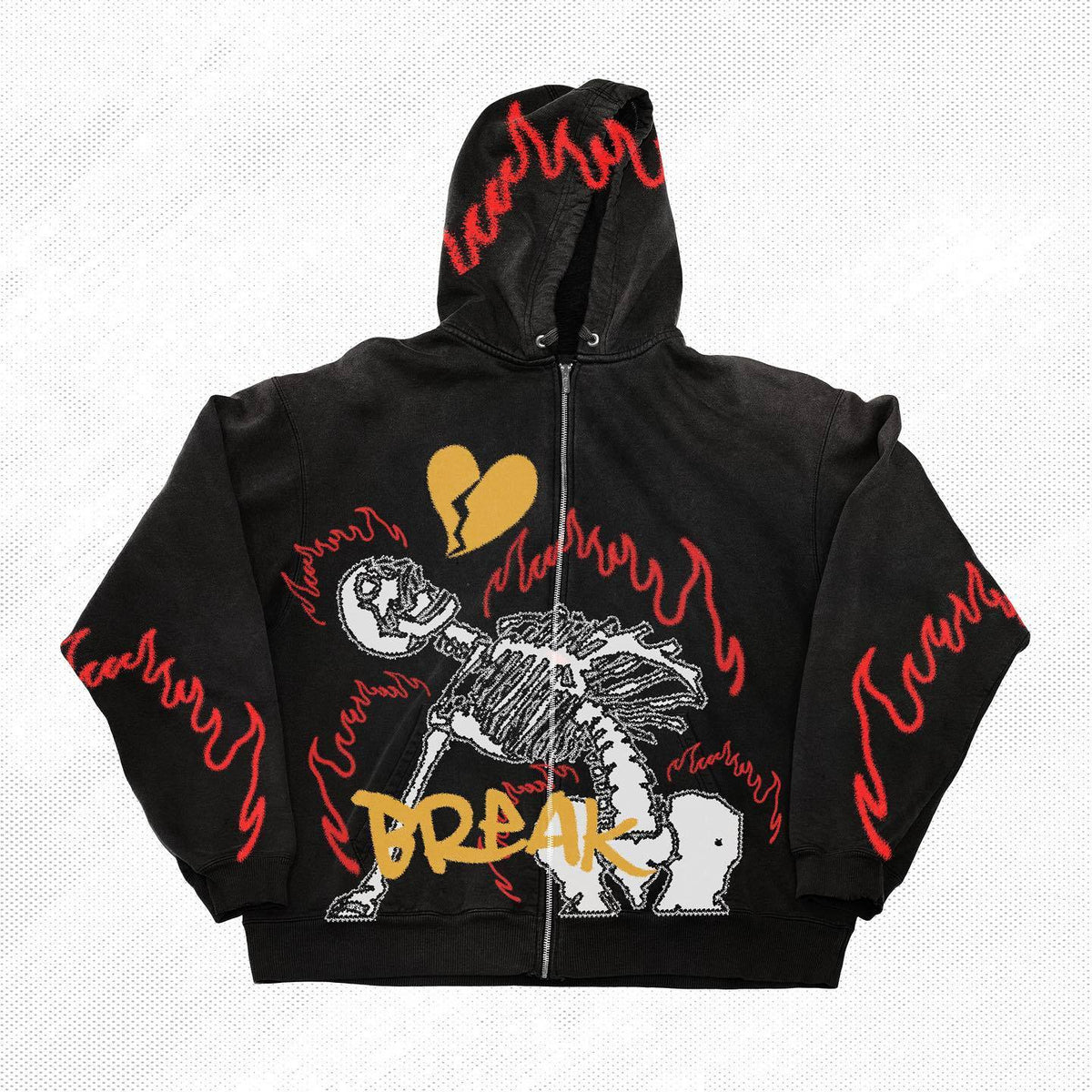 New Skull Design Hoodie Long-sleeved Hoodie All Products