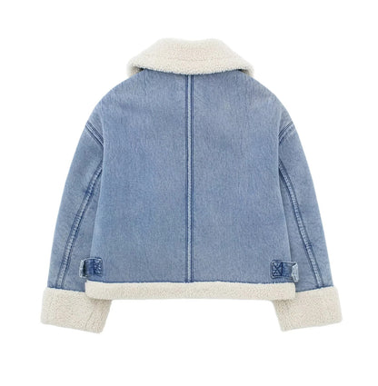 Women's Fashion Fleece Motorcycle Jacket Coat All Products