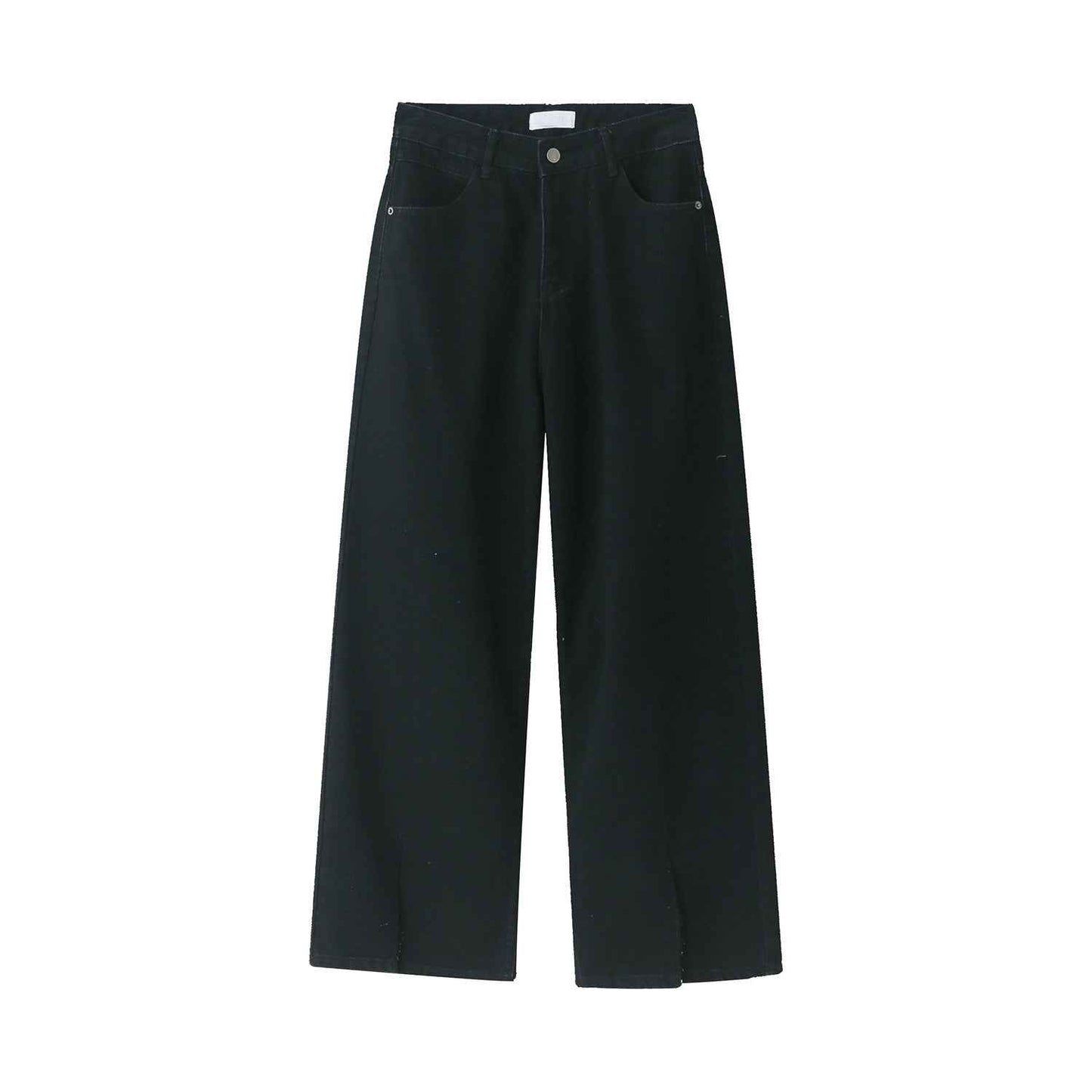 Men's Casual Loose Fitting Jeans Black MuddyStock