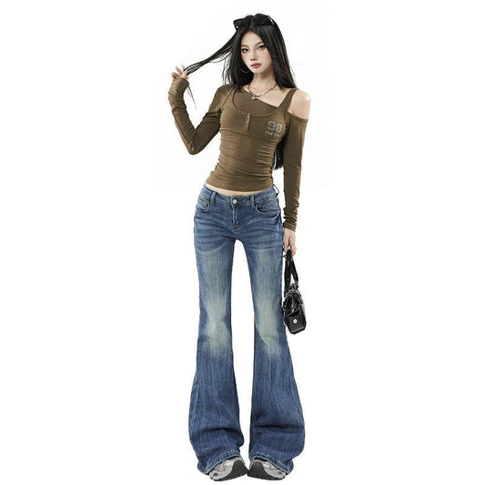 Women's Low Waist Trumpet Floor-Length Pants | MuddyStock Originals MuddyStock