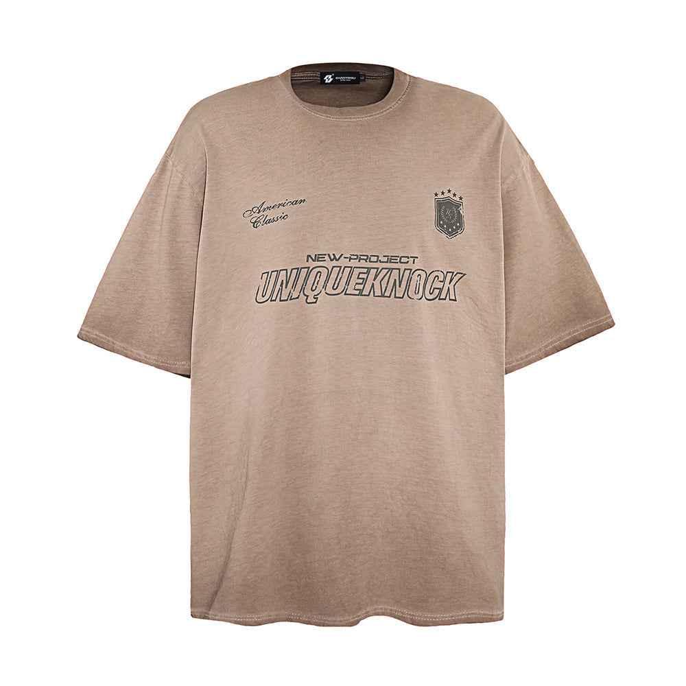 Gradient Tie-dye Casual T-shirt For Men null