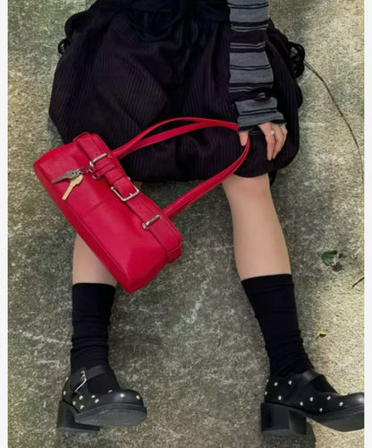 Small niche design bag for women Red
