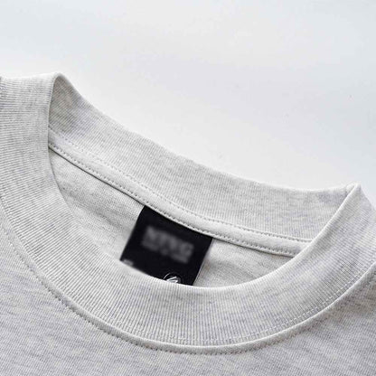 Hand drawn graffiti letter printed long sleeved shirt for men | MuddyStock Originals