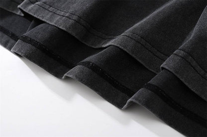 Printed Washed-out T-shirt For Men MuddyStock