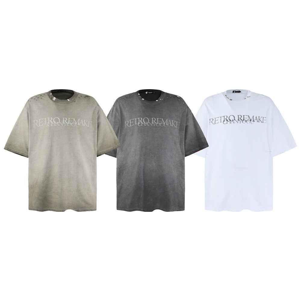 Punk Old Dirty Short-sleeved T-shirt For Men null
