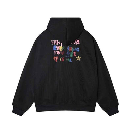 Cartoon Graffiti Hoodie For Women