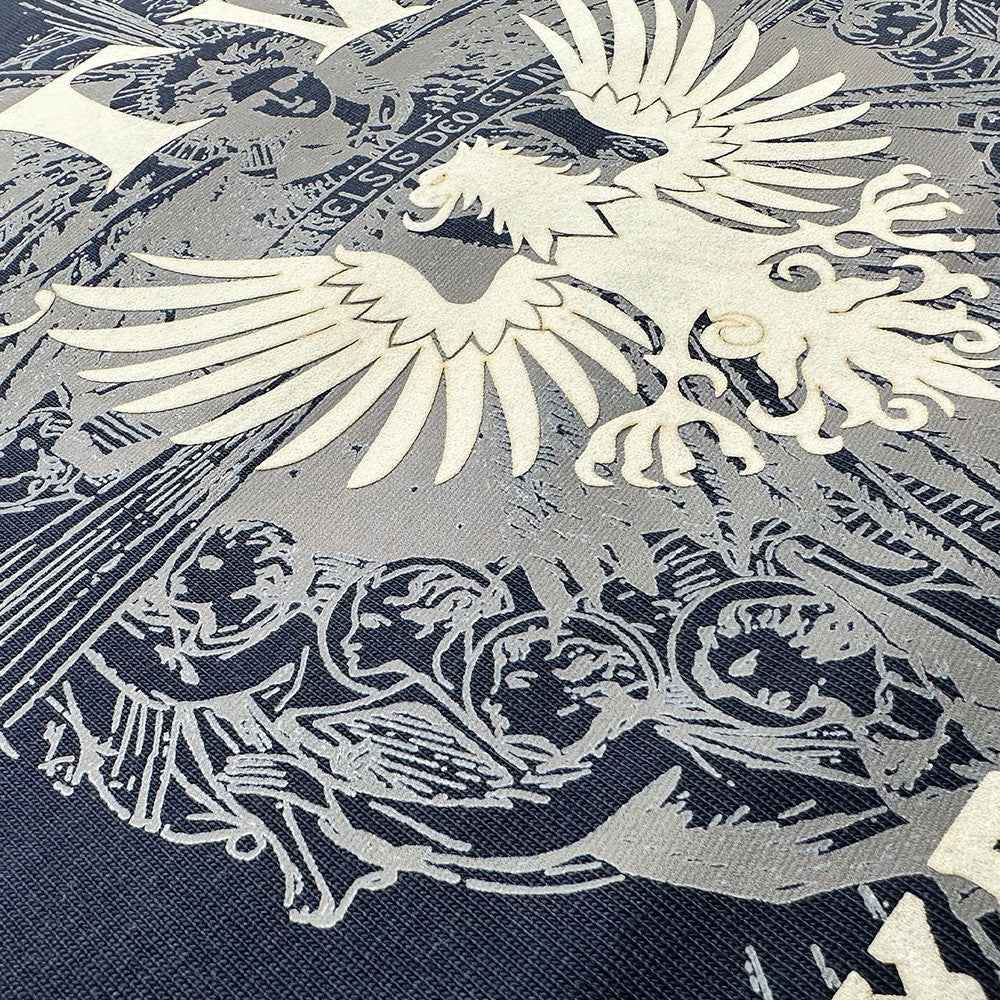 Printed T-shirt with long sleeves for men | MuddyStock Originals