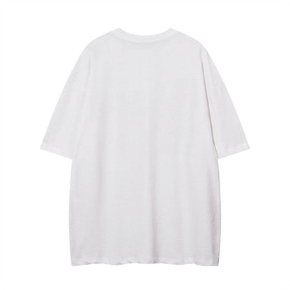 Fashion Abstract Letter Print Short-sleeve For Women MuddyStock