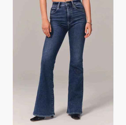 Loose Jeans For Women Dark blue conventional MuddyStock