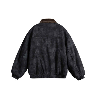 Patchwork Letter Embroidery Jacket For Men And Women | MuddyStock Originals MuddyStock