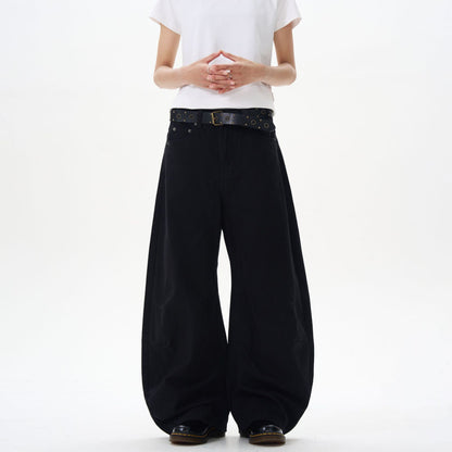 Versatile curved knife slimming jeans