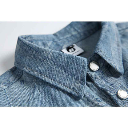 Vintage patchwork long sleeved shirt for men and women | MuddyStock Originals eprolo