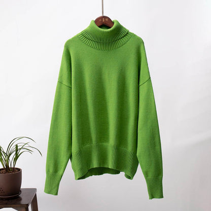 High Neck Sweater For Women | MuddyStock Originals Fruit Green MuddyStock