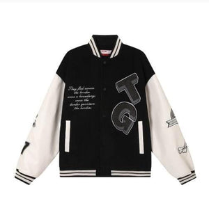 Loose Casual Jacket For Men Black